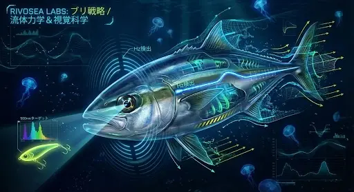 【ブリ攻略】流体力学と視覚生理学が導く「80cmの必然」